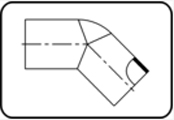 45度彎頭